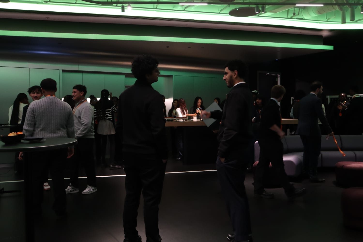 Members networking at an NK event